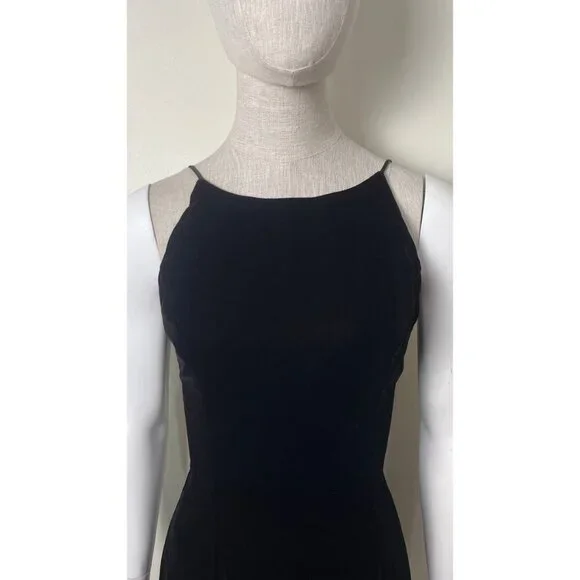 VINTAGE JESSICA MCCLINTOCK VELVET AND LACE STEVIE NICKS DRESS 6 - Picture 6 of 9